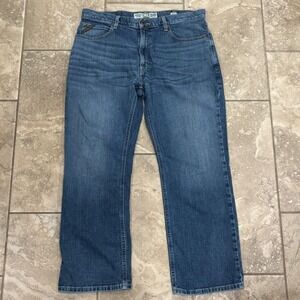 Ariat M4 Relaxed Boot Cut Legacy Jeans Mens 36x30 Medium Wash Blue 10022676